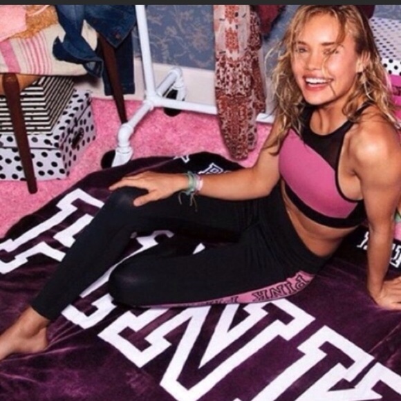 Victoria's Secret PINK Mesh Racerback Sports Bra - Picture 2 of 7